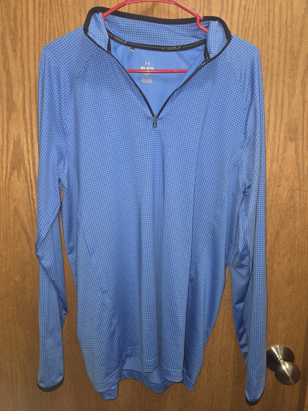 Under Armour Men’s Blue Lightweight Quarter-Zip Performance Pullover